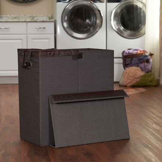 Household Essentials Collapsible Laundry Sorter with Lid